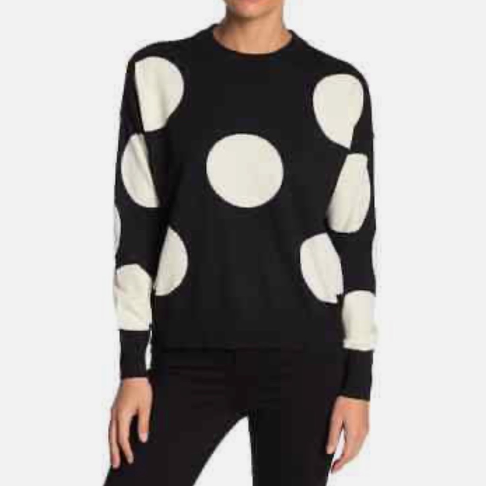 T Tahari XS Black and White Sweater